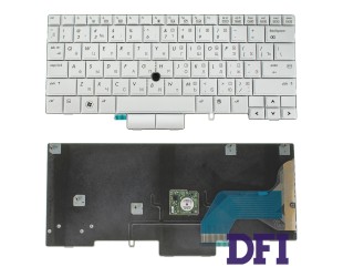 Клавиатура для ноутбука HP (Compaq: 2740p) rus, silver