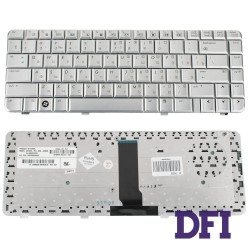 Клавіатура для ноутбука HP (Pavilion: dv3000, dv3500, dv3600, dv3700) rus, silver