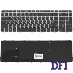 Клавіатура для ноутбука HP (EliteBook: 850 G4) rus, black, без джойстика