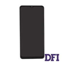 Дисплей для смартфона (телефону) Samsung Galaxy A12 (2021), SM-A127, black, (у зборі з тачскріном)(з рамкою)(Service Original)