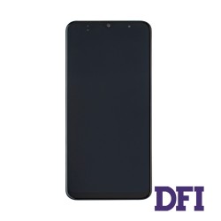 Дисплей для смартфона (телефону) Samsung Galaxy A30s (2019), SM-A307, black, (у зборі з тачскріном)(з рамкою)(Service Original)