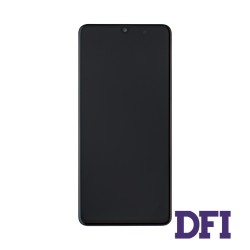Дисплей для смартфона (телефону) Samsung Galaxy A41 (2020), SM-A415, black (у зборі з тачскріном)(з рамкою)(Service Original)