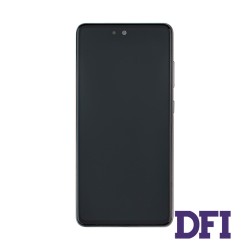 Дисплей для смартфона (телефону) Samsung Galaxy A52 4G/5G (2021), SM-A525, A526, black (у зборі з тачскріном)(з рамкою)(Service Original)