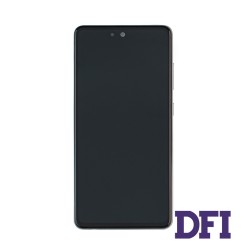 Дисплей для смартфона (телефону) Samsung Galaxy A52 4G/5G (2021), SM-A525, A526, white (у зборі з тачскріном)(з рамкою)(Service Original)