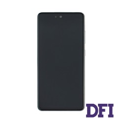 Дисплей для смартфона (телефону) Samsung Galaxy A52s 5G (2021), SM-A528, white (у зборі з тачскріном)(з рамкою)(Service Original)