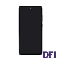 Дисплей для смартфона (телефону) Samsung Galaxy A72 4G/5G (2021), SM-A725, A726, black, (у зборі з тачскріном)(з рамкою)(Service Original)