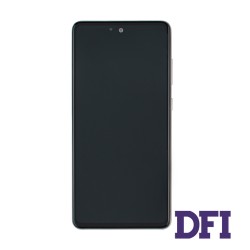 Дисплей для смартфона (телефону) Samsung Galaxy A72 4G/5G (2021), SM-A725, A726, white, (у зборі з тачскріном)(з рамкою)(Service Original)
