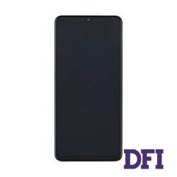 Дисплей для смартфона (телефону) Samsung Galaxy M22, F22 (2021), SM-M225, E225, black, (у зборі з тачскріном)(з рамкою)(Service Original)
