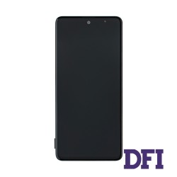 Дисплей для смартфона (телефону) Samsung Galaxy M31S (2020), SM-M317, black, (у зборі з тачскріном)(з рамкою)(Service Original)