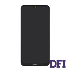 Дисплей для смартфона (телефону) Xiaomi Redmi 8, Redmi 8A, Redmi 8A Pro (2019), black (у зборі з тачскріном)(з рамкою)(Service Original)