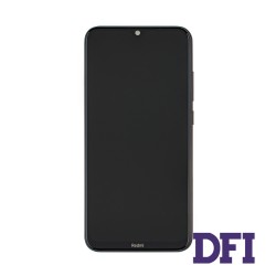 Дисплей для смартфона (телефону) Xiaomi Redmi Note 8 (2019/2021) black (у зборі з тачскріном)(з рамкою)(Service Original)