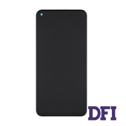 Дисплей для смартфона (телефона) Xiaomi Redmi Note 9 5G, Redmi Note 9T 5G (2021), MIDNIGHT GRAY, (в сборе с тачскрином)(с рамкой)(Service Original)