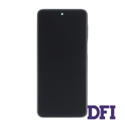 Дисплей для смартфона (телефону) Xiaomi Redmi Note 9 Pro, Note 9S (2020) INTERSTELLAR GRAY (у зборі з тачскріном)(з рамкою)(Service Original)