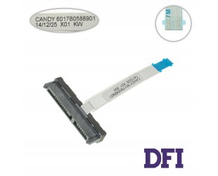 Шлейф HDD для ноутбука HP (Pavilion: 14-AF,14-A, 14-AC, 240 G4, TPN-I119, TPN-L119)  55мм (6017B0588901)