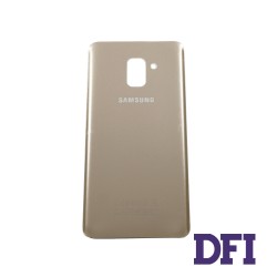 Задняя крышка для Samsung A730F Galaxy A8+, gold