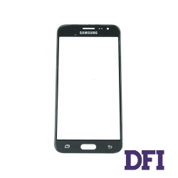 Скло корпусу для Samsung J320 Galaxy J3 (2016), black, оригінал