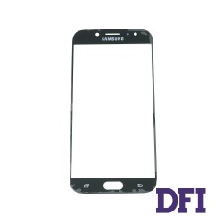 Скло корпусу для Samsung J730F Galaxy J7 (2017), black, оригінал