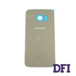 Задняя крышка для Samsung G925F Galaxy S6 Edge, gold platinum