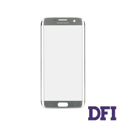 Скло корпусу з рамкою для Samsung Galaxy S7 EDGE G935, silver, (оригінал)