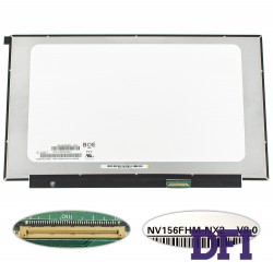 Матрица 15.6 NV156FHM-NX2 (1920*1080, 40pin(eDP, IPS, 120HZ, 16.7M, 45% NTSC), LED, SLIM(без планок и ушек), матовая, разъем справа внизу)