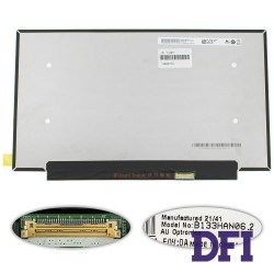 Матриця 13.3 B133HAN06.2 (1920*1080, 30pin(eDP, 220cd/m2, 45% NTSC, IPS)), LED, SLIM(без планок та вушок), глянець, роз'єм справа внизу) для ноутбука