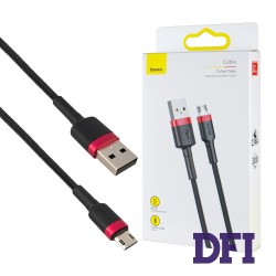 Кабель Baseus Cafule Cable USB Micro 2.4A 1m Red+Black (CAMKLF-B91)