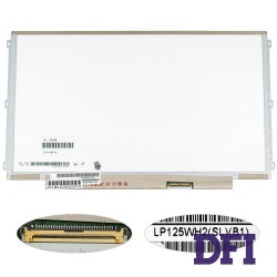 Матрица 12.5 LP125WH2-SLB1 (1366*768, 40pin(IPS), LED, SLIM(горизонтальные ушки), матовая, разъем справа внизу) для ноутбука