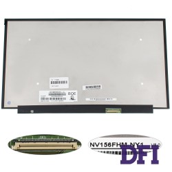 Матрица 15.6 NV156FHM-NY1 (1920*1080, 40pin(eDP, IPS, 144Hz, 300 cd/m?, 16.7M), LED, SLIM(без планок и ушек), матовая, разъем справа внизу) для ноутбука