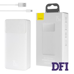 Универсальная мобильная батарея Baseus Bipow Digital Display Power bank 30000mAh 15W White (PPDML-K02)