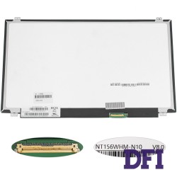 УЦЕНКА! Матрица 15.6 NT156WHM-N10 (1366*768, 40pin, LED, SLIM(вертикальные ушки), глянец, разъем справа внизу) для ноутбука (renew)