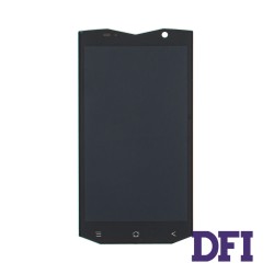 Дисплей для смартфона (телефона) Blackview BV8000, black (в сборе с тачскрином)(без рамки)