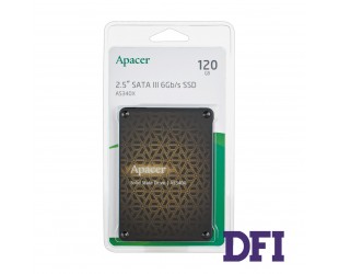 Жесткий диск 2.5 SSD  120Gb Apacer AS340 Panther Series, AP120GAS340XC-1, TLC, SATA-III 6Gb/s, зап/чт. - 500/550мб/с