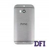 Задняя крышка для HTC One M8, Metal Grey