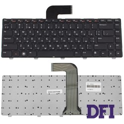 Клавіатура для ноутбука DELL (Inspiron: 5520, M4110, M5040, M5050, N4110, N5040, N5050, Vostro: 1540, 3550, XPS: L502) ukr, black
