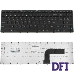 Клавіатура для ноутбука ASUS (A52, K52, X54, N53, N61, N73, N90, P53, X54, X55, X61), ukr, black (K52 version)