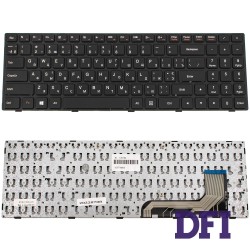 Клавіатура для ноутбука LENOVO (IdeaPad 100-15IBY) ukr, black