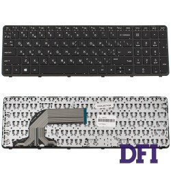 Клавіатура для ноутбука HP (Pavilion: 15-E, 15T-E, 15Z-E 15-N, 15T-N, 15Z-N series) ukr, black