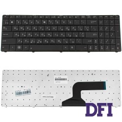 Клавиатура для ноутбука ASUS (A52, K52, X54, N53, N61, N73, N90, P53, X54, X55, X61), ukr, black (N53 version)