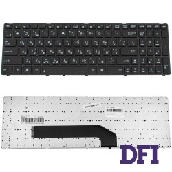 Клавіатура для ноутбука ASUS (K50, K51, K60, K61, K70, F52, P50, X5), ukr, black