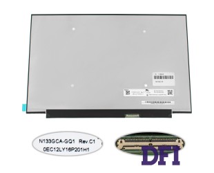 Матрица 13.3 N133GCA-GQ1 Rev C1 (2560*1600, 40pin(eDP, 300cd/m2 100% sRGB), LED, SLIM(без ушек и планок), матовая, разъем справа внизу) для ноутбука