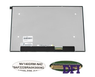 Матрица 14.0 NV140DRM-N42 (2240*1400, 40pin(eDP, IPS), LED, SLIM (без доп. панели), матовая, разъем справа внизу) для ноутбука