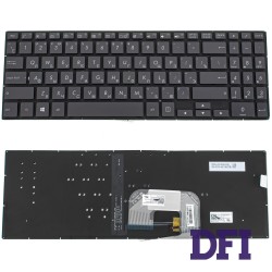 Клавиатура для ноутбука ASUS (UX561 series) rus, black, без фрейма, подсветка клавиш