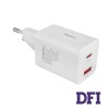 Зарядное устройство Baseus Super Si Pro Quick Charger C+U 30W EU White (CCSUPP-E02)