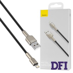 Кабель Baseus Cafule Series Metal Data Cable USB to IP 2.4A 1m Black