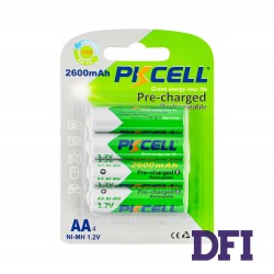 Батарейка PKCELL AA NI-MH pre-rechargeable battery 1.2V 2600mAh (аккумулятор)(упаковка 4шт)
