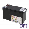 УЦЕНКА! ОКИСЬ НА КЛЕМЕ! Аккумуляторная батарея ORBUS OR1290 12V 9Ah, Емкость: 9Ач, 12V, 2.2kg, размеры: 151х65х94мм (ИБП UPS)