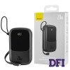Универсальная мобильная батарея Baseus Qpow Digital Display quick charging 20000mAh 20W(IP Cable) Black (PPQD-H01)
