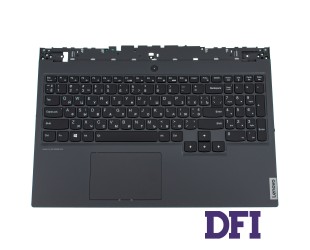 Клавиатура для ноутбука LENOVO (Legion 5  Keyboard+передняя панель) rus, black, подсветка клавиш