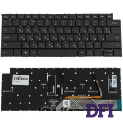 Клавиатура для ноутбука DELL (Vostro: 5310, 5320) рус, черный, подсветка клавиш, без фрейму