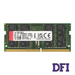 Модуль памяти SO-DIMM DDR4 16GB 3200MHz PC4-25600 Kingston, 1.2V, CL22 (KVR32S22D8/16)
